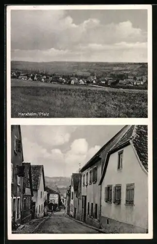 AK Harxheim / Pfalz, Ortsansicht, Strassenpartie