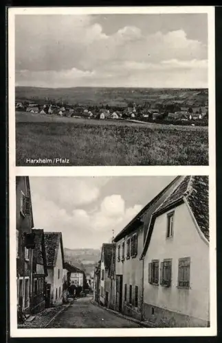 AK Harxheim / Pfalz, Ortsansicht, Strassenpartie