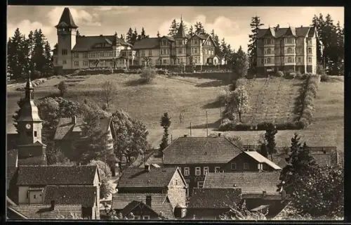 AK Finsterbergen /Thür. Wald, Blick zum Kurhaus