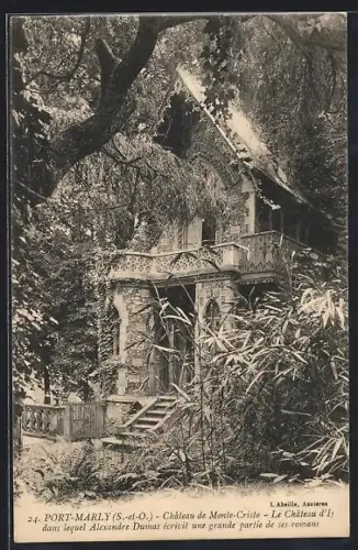 AK Port-Marly /S.-et-O., Château de Monte-Cristo, le Château d`If d`Alexandre Dumas