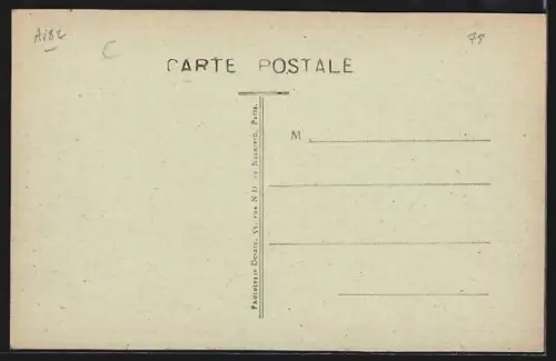 AK Porcheville, Vue des Îles avec péniche sur le fleuve