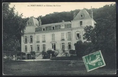 AK Port-Marly, Château des Lions