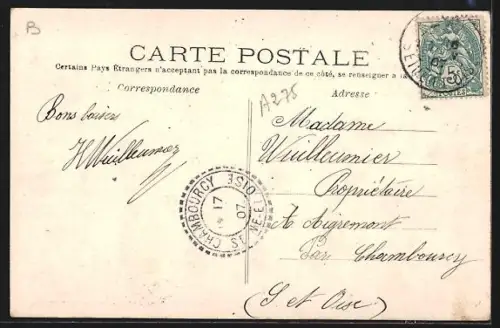 AK Poissy, Porche, XIVe, de l`Église Notre-Dame