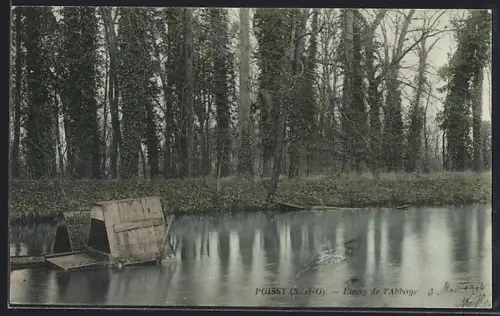 AK Poissy /S.-et-O., Étang de l`Abbaye et forêt environnante
