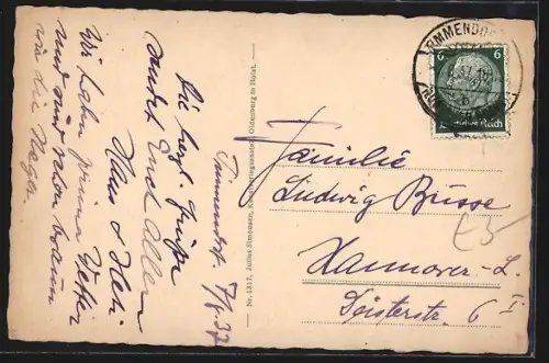 AK Timmendorferstrand, Strand mit flaggen und Strandkörben