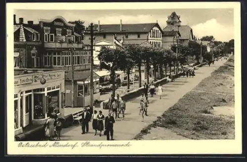 AK Niendorf /Ostsee, Strandpromenade