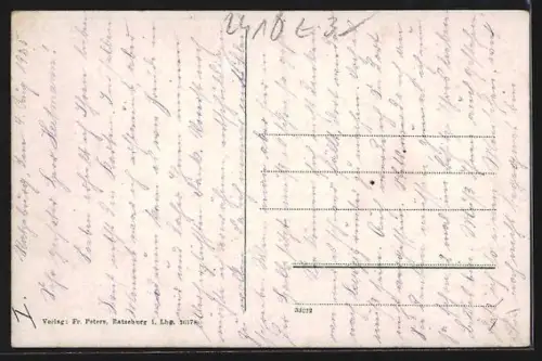 AK Ratzeburg i. Lbg., Ortsansicht, See, Segelboote