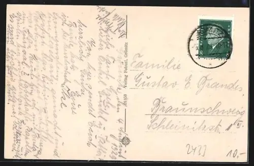 AK Grömitz, Strandhalle, Strand, Menschenmenge