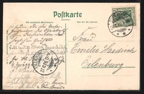 AK Bad Suderode a. Harz, Restaurant Felsenkeller