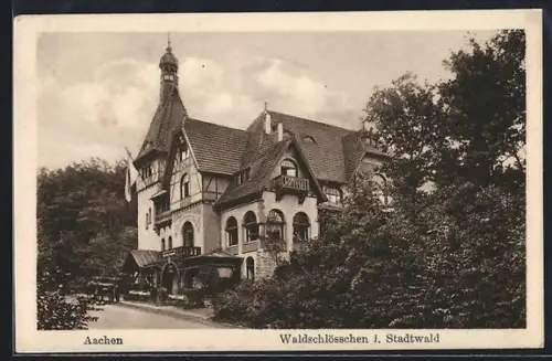 AK Aachen, Waldschlösschen i. Stadtwald