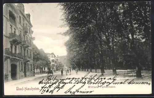 AK Bad-Nauheim, Mittlere Parkstrasse