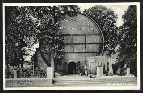 AK Bad Dürkheim, Gasthaus Weinschenke Dürkheimer Fass