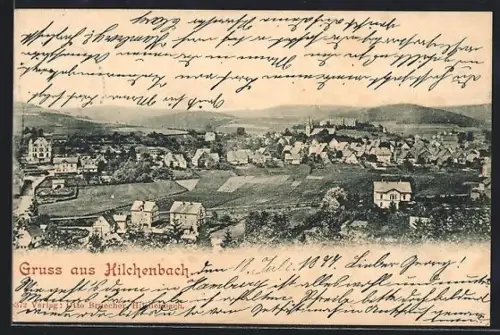 AK Hilchenbach, Totalansicht aus der Vogelschau