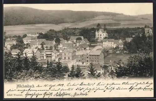 AK Hilchenbach, Ortsansicht von oben