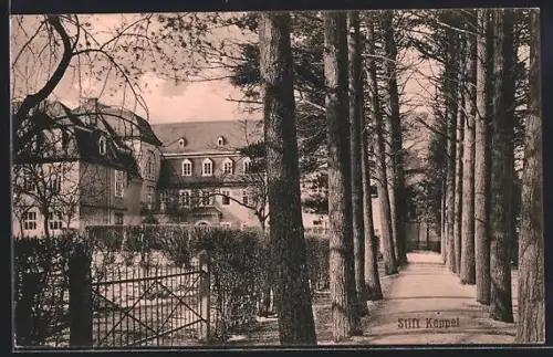 AK Hilchenbach, Stift Keppel, Hauptgebäude und Allee