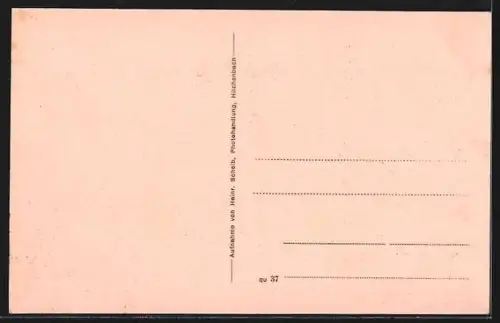 AK Hilchenbach, Stift Keppel, Hauptgebäude und Allee