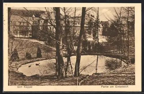 AK Hilchenbach, Stift Keppel, Partie am Ententeich