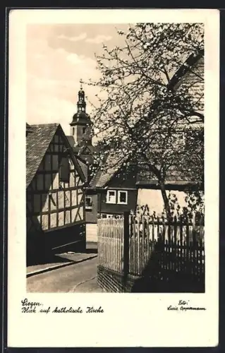 AK Siegen, Blick auf katholische Kirche