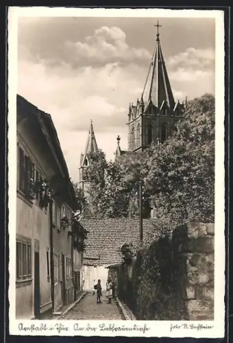 AK Arnstadt i. Thür., An der Liebfrauenkirche