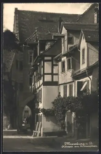 AK Meersburg a. B., Häuser am Schlossplatz
