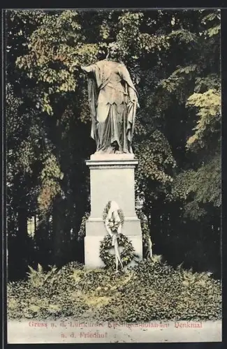 AK Kirchheimbolanden, Denkmal auf dem Friedhof