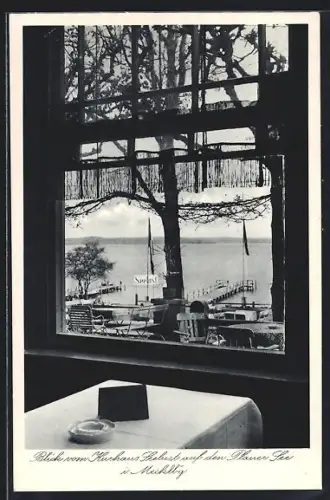 AK Plau i. Mecklbg., Kurhaus Seeblick am Plauer See