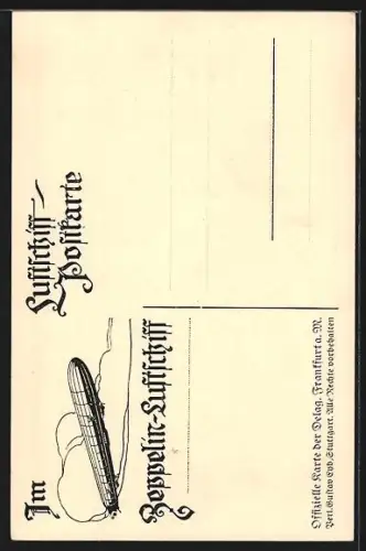 AK Reinbek, Ortsansicht vom Zeppelin aus