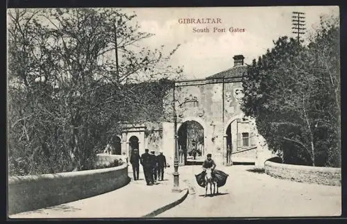 AK Gibraltar, South Port Gates with Navy Soldiers