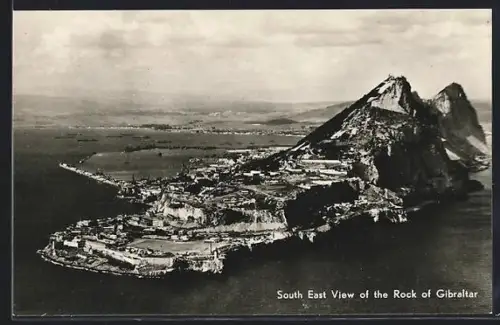 AK Gibraltar, South East View of the Rock of Gibraltar