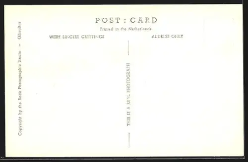 AK Gibraltar, South East View of the Rock of Gibraltar