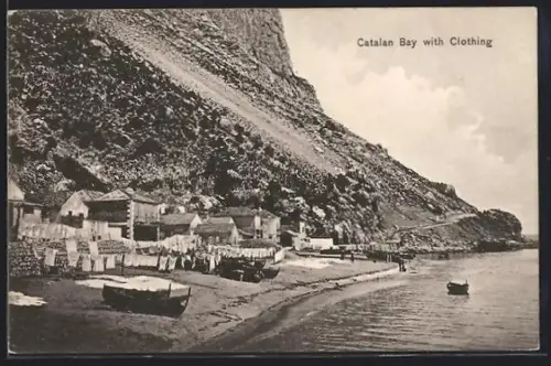 AK Gibraltar, Catalan Bay, Clothing on the Beach