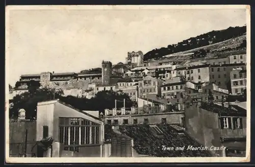 AK Gibraltar, Town and Moorish Castle