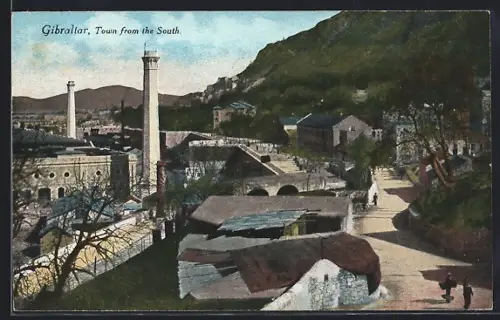 AK Gibraltar, Town from the South