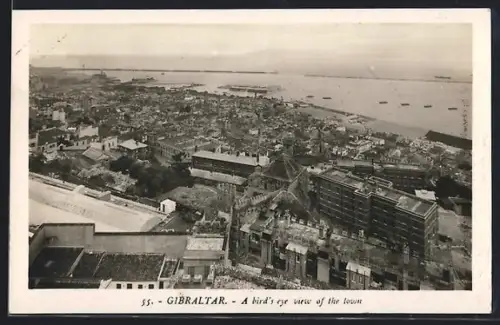 AK Gibraltar, A bird`s eye view of the town