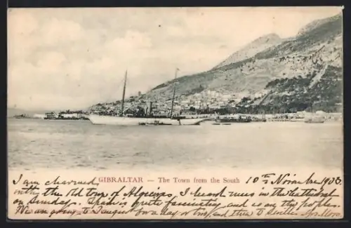 AK Gibraltar, The Town from the South