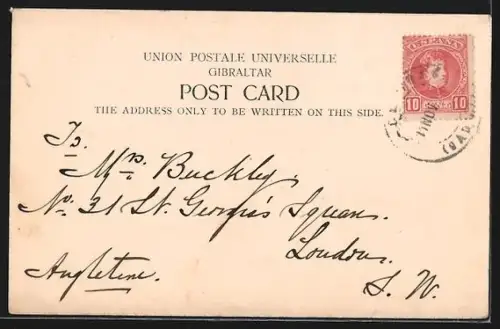 AK Gibraltar, The Town from the South