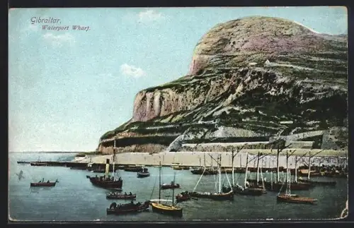 AK Gibraltar, Waterport Wharf, Dampfer