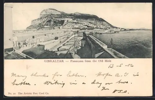 AK Gibraltar, Panorama from the Old Mole