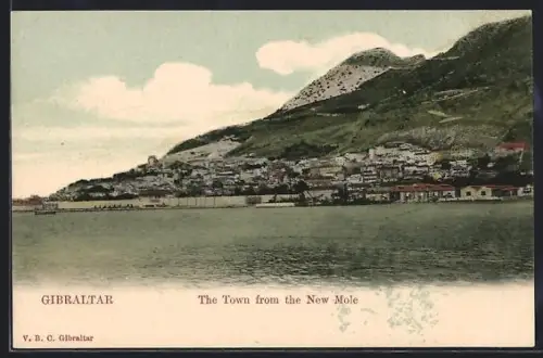 AK Gibraltar, The Town from the New Mole