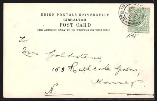 AK Gibraltar, South from the New Mole