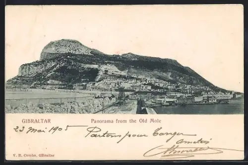 AK Gibraltar, Panorama from the Old Mole