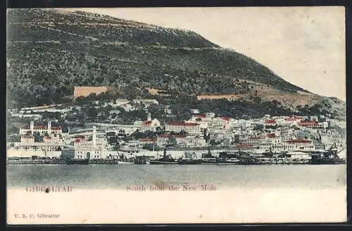 AK Gibraltar, South from the New Mole