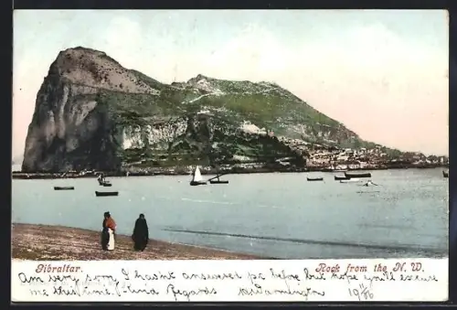 AK Gibraltar, Rock from the N.W.