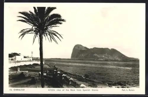 AK Gibraltar, Artistic View of the Rock from Spanish Shores
