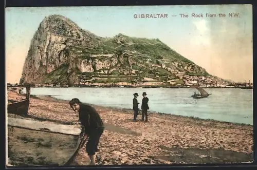 AK Gibraltar, Rock from the N.W.
