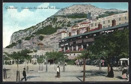 AK Gibraltar, Casemates Barracks and Rock Gun