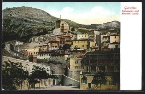 AK Gibraltar, casemates and moorish castle