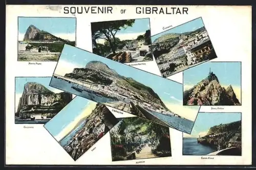 AK Gibraltar, North Front, Casemates, Signal Station, Europa Point, Alameda