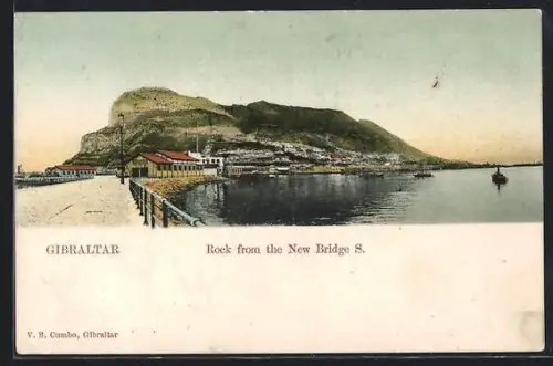 AK Gibraltar, Rock seen from the New Bridge