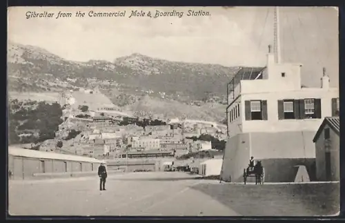 AK Gibraltar, View from the Commercial Mole & Boarding Station